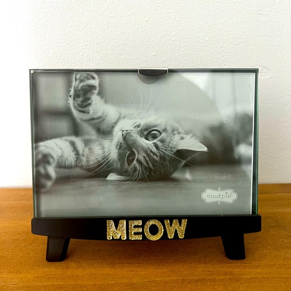 Mud Pie Other - Like New Mud Pie Meow Cat Picture Frame - 4x6